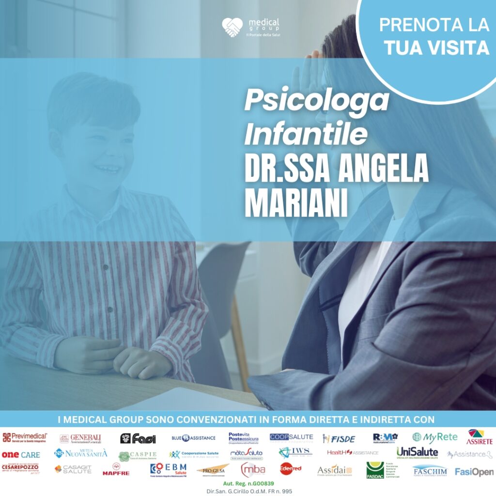 dott.ssa Mariani Angela Psicologa infantile medical Group