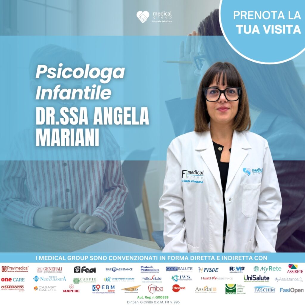Dr.ssa Angela Mariani Psicologa Infantile Medical Group